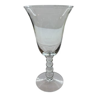 Mid 20th Century Imperial Glass Candlewick Water Goblet For Sale