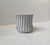 Ceramic Art Deco Danish Fluted White Ceramic Vase by Christian Jensen, 1930s For Sale - Image 7 of 7