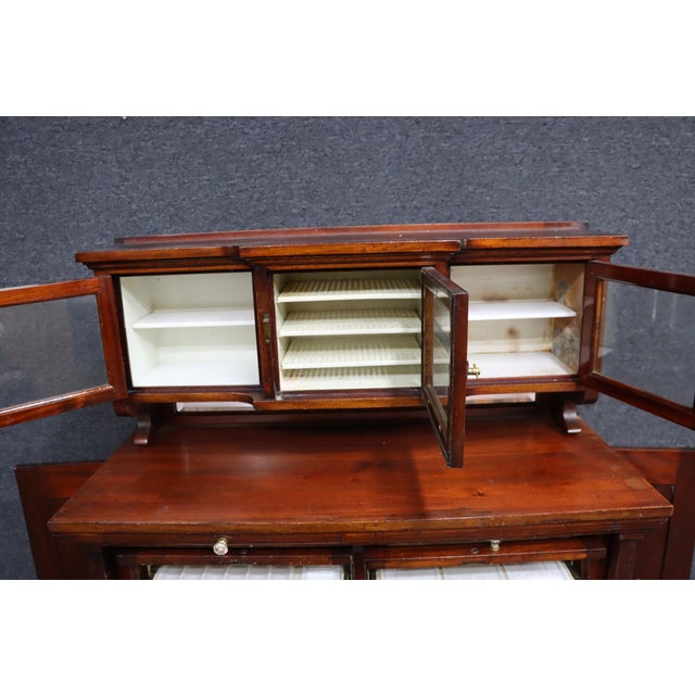 American Dental Co. Mahogany Sterilizer Cabinet For Sale - Image 10 of 15
