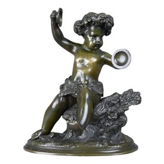 After Clodion, Bacchus with Cymbals, Late 19th Century, Bronze For Sale