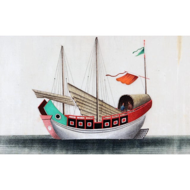 A captivating set of five China Trade watercolors, painted in Canton around 1850, each one a little portrait of a...