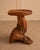 Brutalist Vintage Brutalist Brown Stool, 1950s For Sale - Image 3 of 8