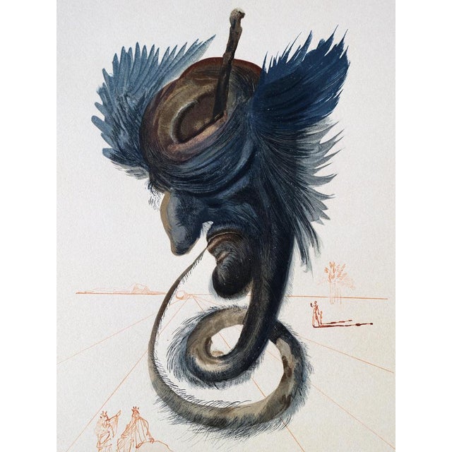 Salvador Dalí (1904-1989) Inferno 20: Soothsayers and Sorcerers Color wood engraving Unsigned On BFK Rives wove paper, 26...