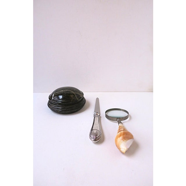 Magnifying Glass Seashell Handle For Sale - Image 11 of 13