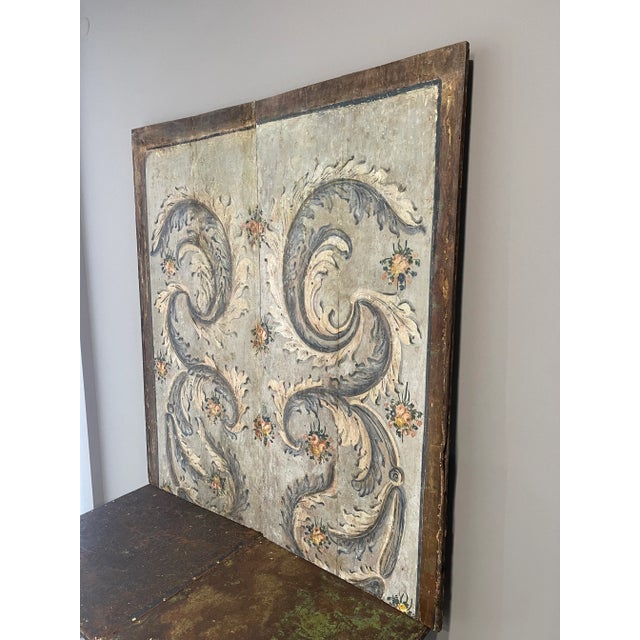Origin: Portugal. Material: Polychrome Wood. Circa: 18th Century. Item Condition: Some flaws and cracks along the panels....