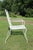 White Wrought Iron Patio Set With Dogwood Motifs—Table and Four Armchairs With Covers, 5 Pieces For Sale - Image 8 of 18