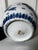 Vintage Chinoiserie Cobalt Blue and White Ceramic Porcelain Lidded Ginger With Wood Base For Sale - Image 12 of 12