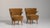1940s Mid-Century Modern Yellow Wood Pair of Club Chairs For Sale - Image 11 of 12