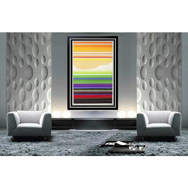 Message us to inquire about custom framing options! (Included for free with every purchase) The artwork is large, and,...