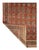 This is a fine antique Persian Bidjar that was made around 1890. The piece was handmade and hand-knotted from vegetable...