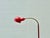 Red Red Metal Gooseneck Floor Lamp, 1970s For Sale - Image 8 of 14