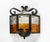 Metal Mid-Century Sconces in Iron and Hammered Glass attributed to Longobard, Italy, 1970s, Set of 2 For Sale - Image 7 of 15