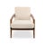 Vintage Easy Chair in Wool and Walnut For Sale - Image 4 of 11