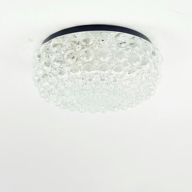 Stunning transparent bubble glass flush mount/ceiling light designed by helena tynell for limburg, germany's leading...
