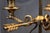 19th Century French 19th Century Brass Three-Lights Bouillotte Table Lamp with Bird Motifs For Sale - Image 5 of 8