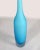 Glass 1980s Italian Cornflower Blue Scavo Glass Wheat Vase Vessel Mid-Century Modern For Sale - Image 7 of 14