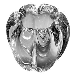 Stella Polaris Crystal Glass Vase from Orrefors For Sale