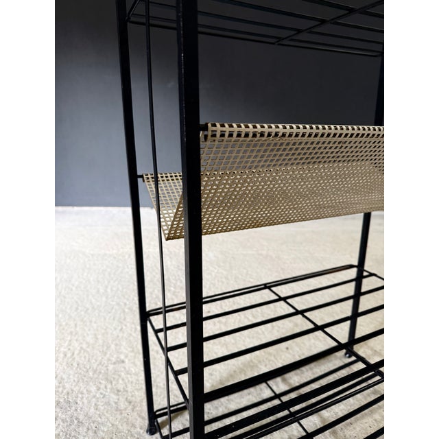 Mid-Century Industrial Newspaper Rack from Pilastro, Netherlands, 1950s For Sale - Image 6 of 13