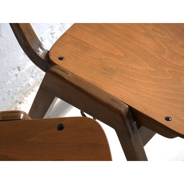Vintage Dining Chairs from Thonet, 1950, Set of 4 For Sale - Image 12 of 18