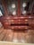 Classic Henredon China Closet offers 4 door breakfront, 2 lower cabinets and 4 drawers.