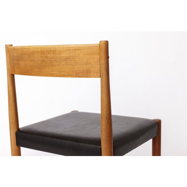 Vintage Teak Dining Chair by Poul M. Volther for Frem Røjle, 1960s For Sale - Image 9 of 10