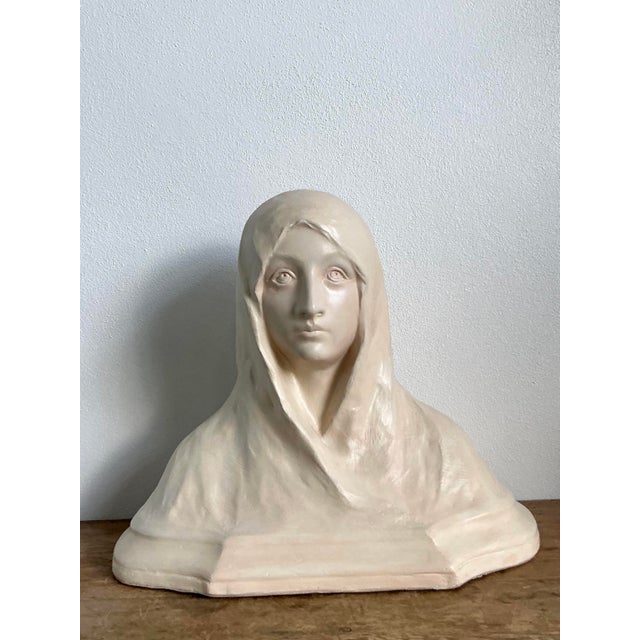 Vintage 1900 Original Model Plaster Marquette of Pilne For Sale In West Palm - Image 6 of 12