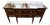 Vintage Federal Style Mahogany Sideboard / Server With Brass Gallery For Sale