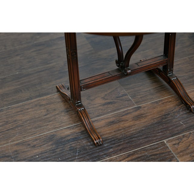 Wood Antique Louis-Philippe French Walnut Tilt-Top Wine Tasting Table with Carved Paw Feet For Sale - Image 7 of 12