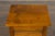 Late 19th Century Petite French 1870s Walnut Side Table with Tambour Door and Tapering Legs For Sale - Image 5 of 10