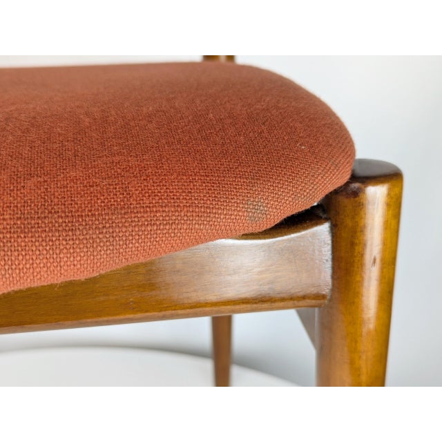 Teak and Fabric Dining Chairs by Leonardo Fiori for Isa Bergamo, 1960s, Set of 5 For Sale - Image 18 of 18