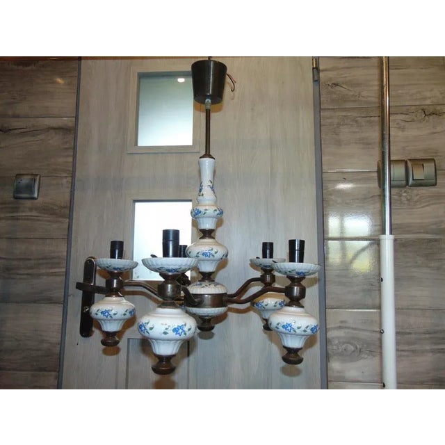 1970s Chandelier from Polam Poznań, 1960s For Sale - Image 5 of 5