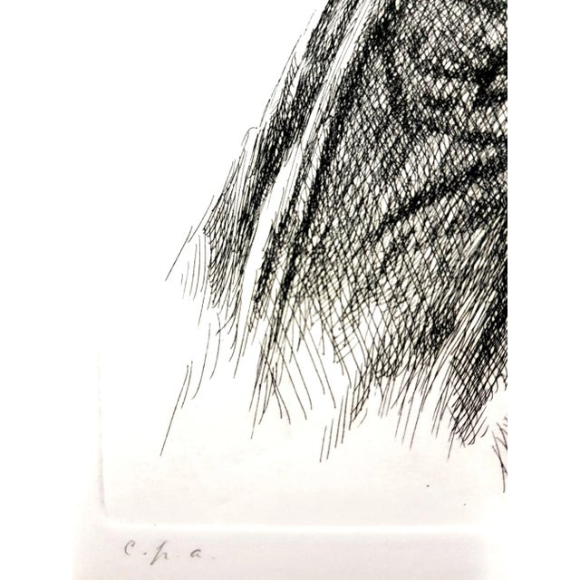 Armodio - Original Composition - Signed Etching 1960s For Sale - Image 3 of 9