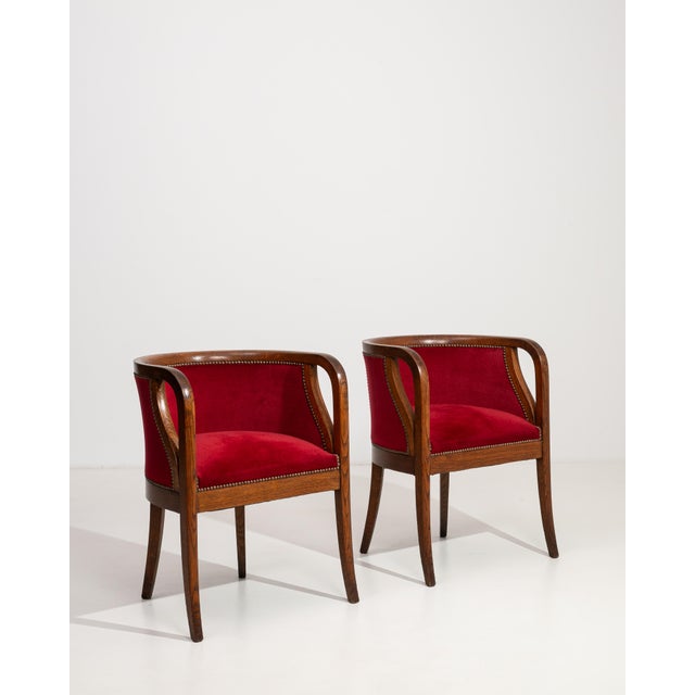 Late 19th Century Pair Of Upholstered Clubchairs For Sale - Image 13 of 14