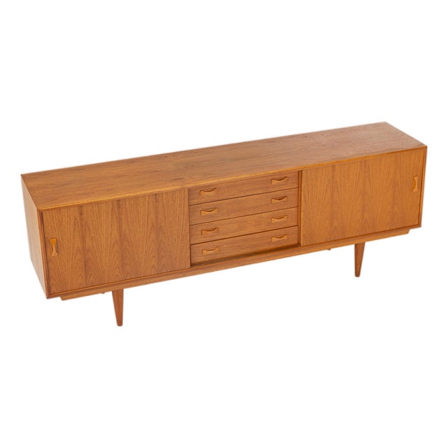 Vintage Teak Sideboard by Clausen & Son, 1960s For Sale