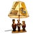 Brown High Kitsch Pub Bar Singers Lamp, 1940 For Sale - Image 8 of 8
