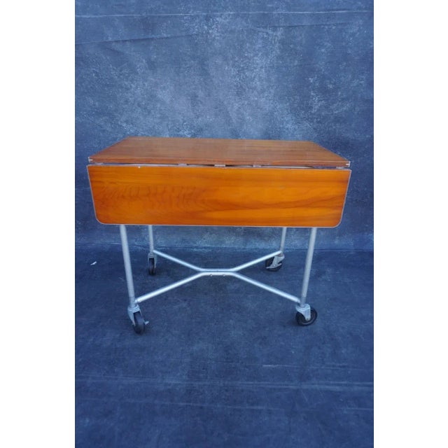 Streamline Machine Age Drop-Leaf Table For Sale - Image 9 of 10