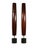 Brown Ronson Varaflame Rosewood Mid-Century Modern Gas Candle, a Pair 1964 For Sale - Image 8 of 18