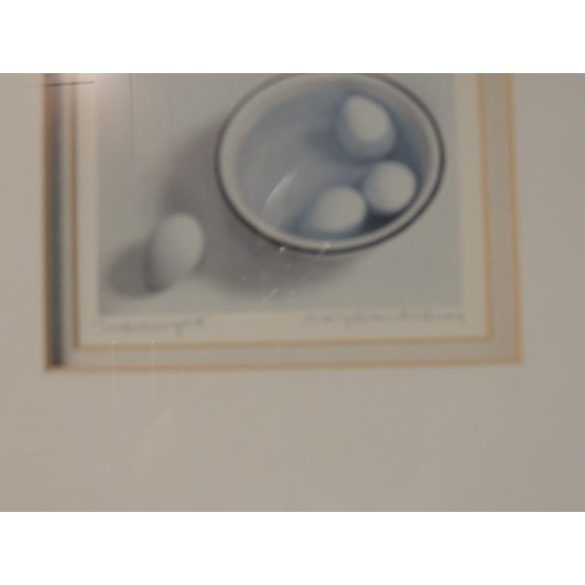 Vintage Silver Gelatin Print Tittle "Submerged" Depicting Eggs on Pottery Bowl For Sale - Image 4 of 5