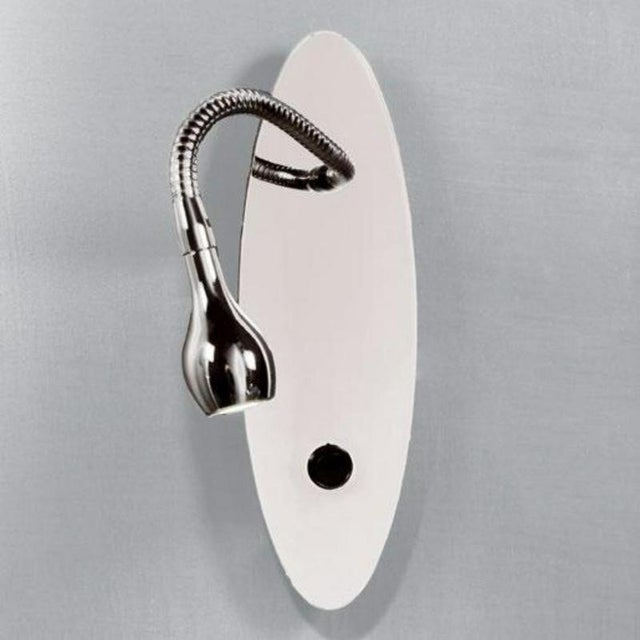 Gold Flex & Drop Led Wall Light in Satin Nickel by Aggiolight For Sale - Image 8 of 11