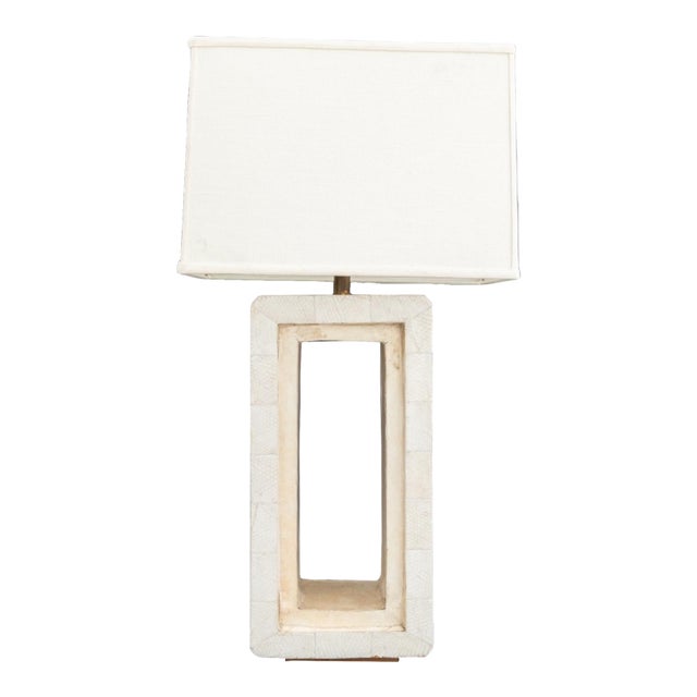 R & Y Augousti Snakeskin Table Lamp For Sale