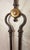 Antique 18th Century Wrought Iron Turned Brass English Fireplace Tongs Tool 27 For Sale In New York - Image 6 of 11