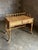1980s 1980s British Colonial Style Burnt Bamboo and Cane Desk/ Vanity For Sale - Image 5 of 12