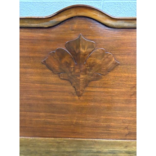 Late 20th Century Vintage Full Size Haglage and Hawken Louis XV or XVI Headboard For Sale - Image 5 of 9