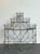 Vintage Trellis Wrought Iron Plant Stand For Sale - Image 11 of 12