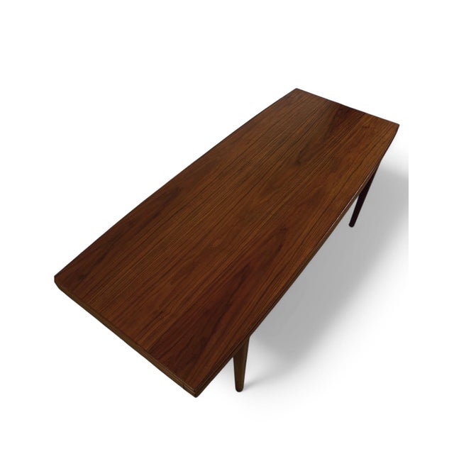 1960s Scandinavian Teak Coffee Table with Black Extension Board, 1960s For Sale - Image 5 of 13