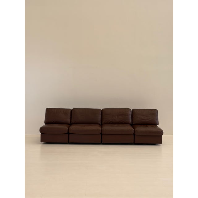 Textile Modular Sofa by Jonathan De Pas, Donato Durbino and Paolo Lomazzi for Zanotta, 1970s, Set of 4 For Sale - Image 7 of 18