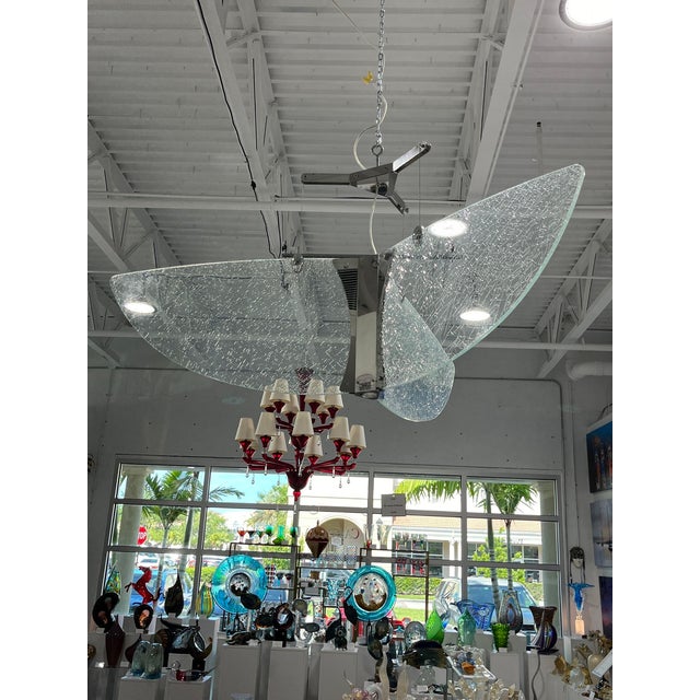 2010s Helix Suspension Light From Murano For Sale - Image 5 of 9