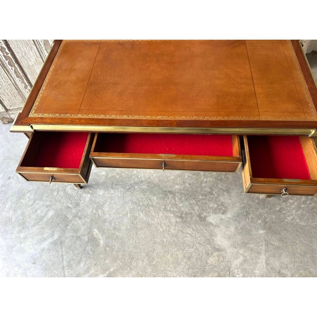 20th-Century Directoire Flat Desk, 1970s For Sale - Image 4 of 13