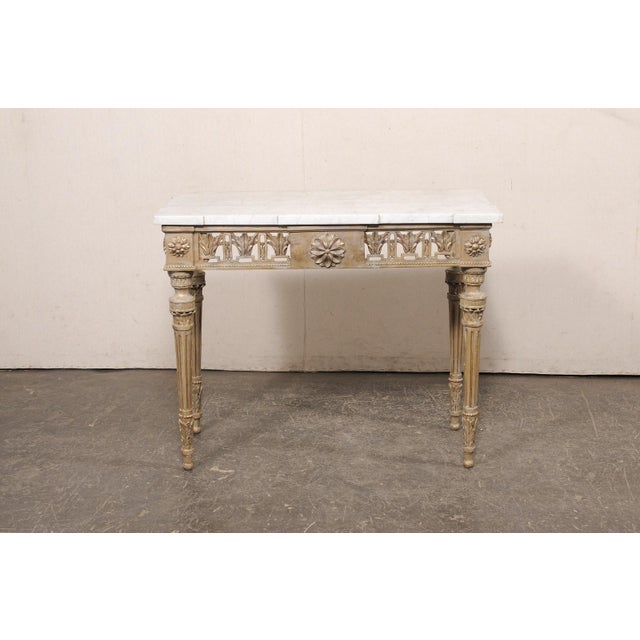 18th C. Italian Console W/ Orig. Marble Top For Sale - Image 12 of 12