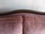 Vintage Hollywood Regency Style Carved Wood Pink Upholstered Loveseat For Sale - Image 4 of 15